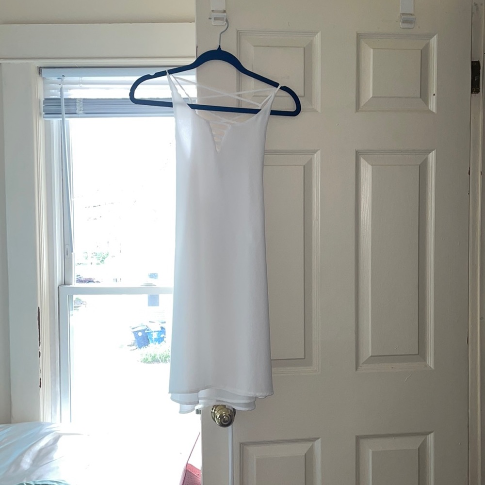 Naked Zebra White Summer Dress